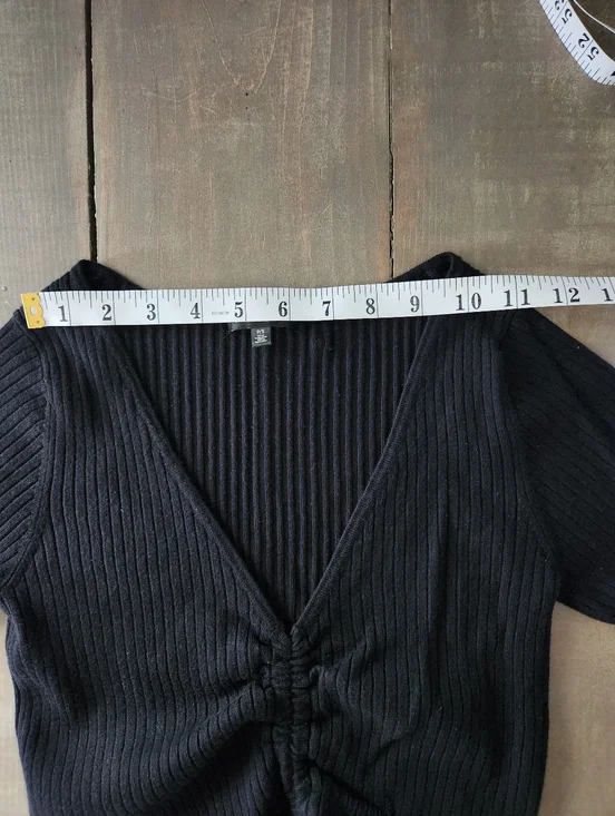 Dynamite Ribbed Long Sleeve Top - Size Small - Picture 7 of 11